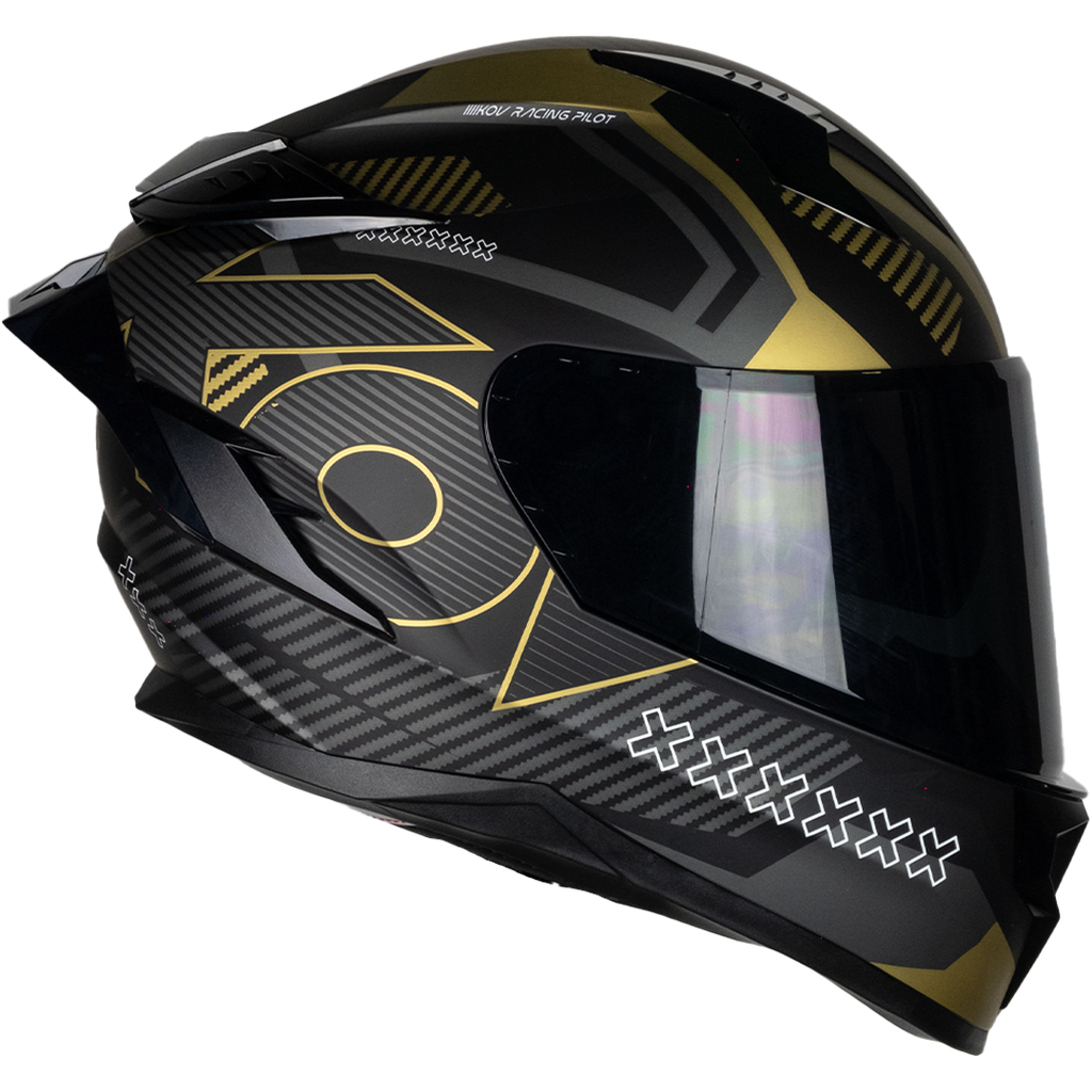 KOV CASCO ARES KNOX DORADO/NEGRO XL
