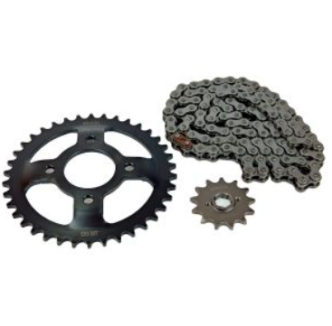 KIT DE SPROCKET  IRON BOX  CADENA REFORZADA 520H-104L SPROCKET 38T/13T IT DM-300 24-25