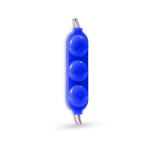 [RS-MOD-4015BU] TIRA DE MODULO LED TIPO PASTILLA 3 LUCES  (AZUL)