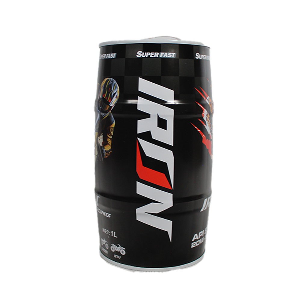 ACEITE SINTETICO PARA MOTOCICLETA 4T IRON RACING API-SN 20W-50 1LT
