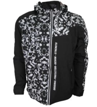 [CHA-004R-XL] CHAMARRA A-JACKETS TEXTIL DE CABALLERO CON PROTECCIONES CERTIFICADAS REMOVIBLES NEGRO-GRIS TALLA XL