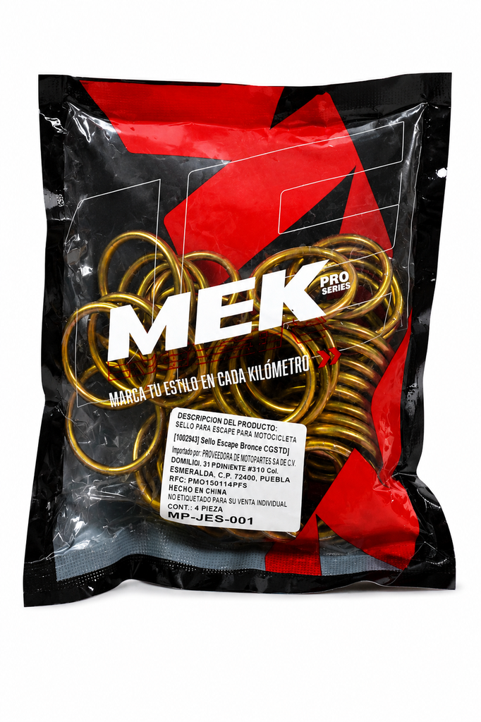 SELLO ESCAPE BRONCE STD FT125/150 MEK