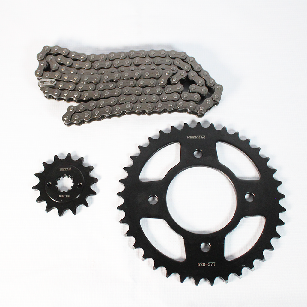 [VG15100007] KIT DE SPROCKET   CORONA  37T / PIÑON 14T CADENA REFORZADA NEGRA 520H-106 ALPINA 300 2023 > 2024 > 2025 > 2026