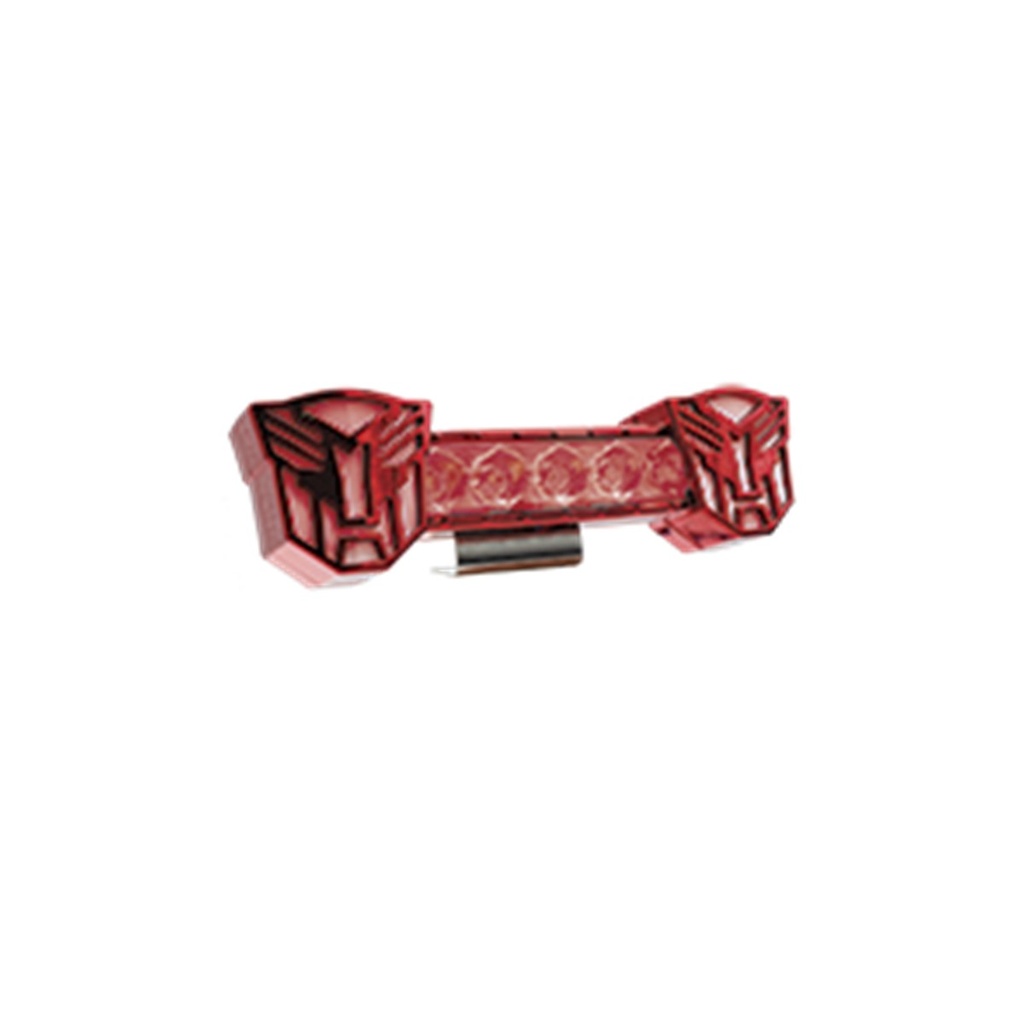 [RS-LED-13071R] BARRA LED DECORATIVA TIPO ROBOT LUZ ESTROBO (ROJO)