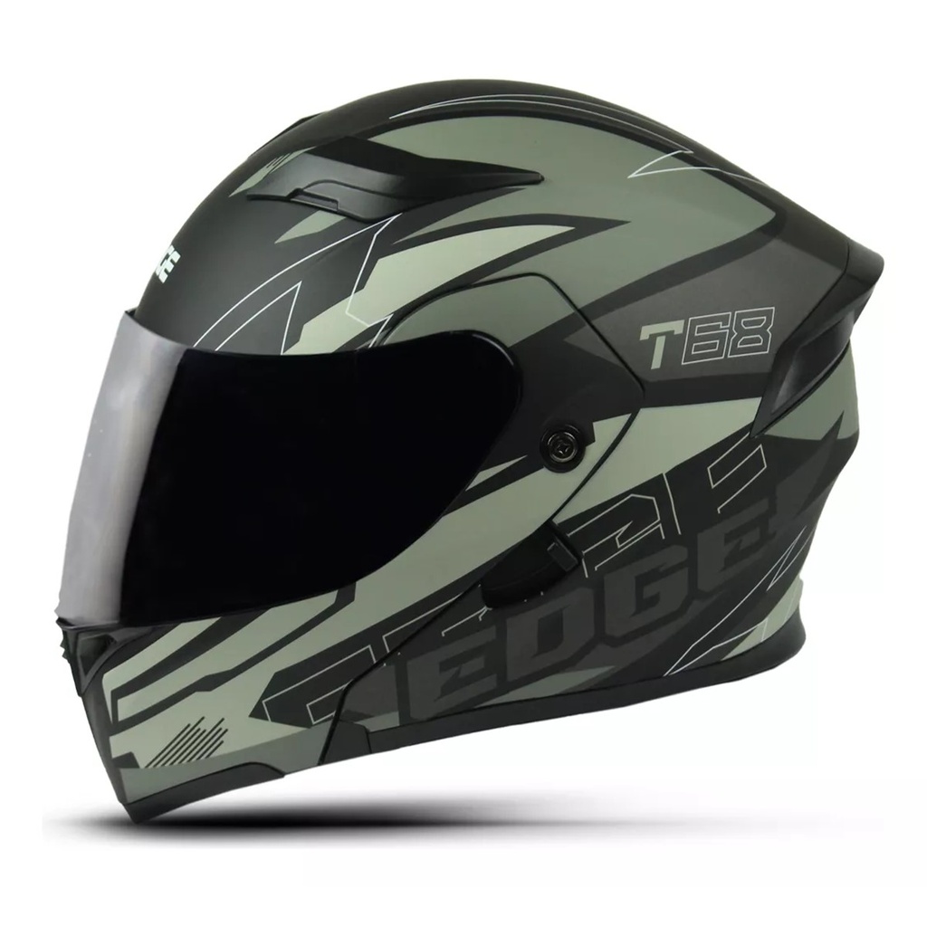 CASCO ABATIBLE BOSS T68 GRIS MATTE   L