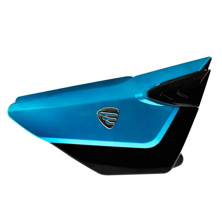 CUBIERTA DER AZUL TURQUESA NEGRO DT125 SPORT