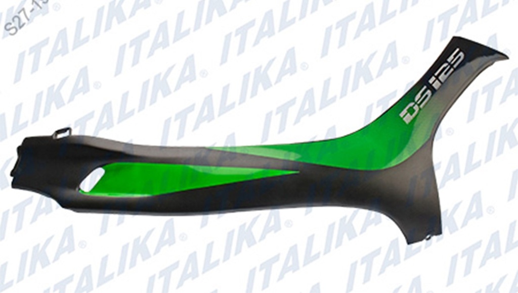 [F13012103-R] CUBIERTA DER NEGRO MATE VERDE MANZANA DS125