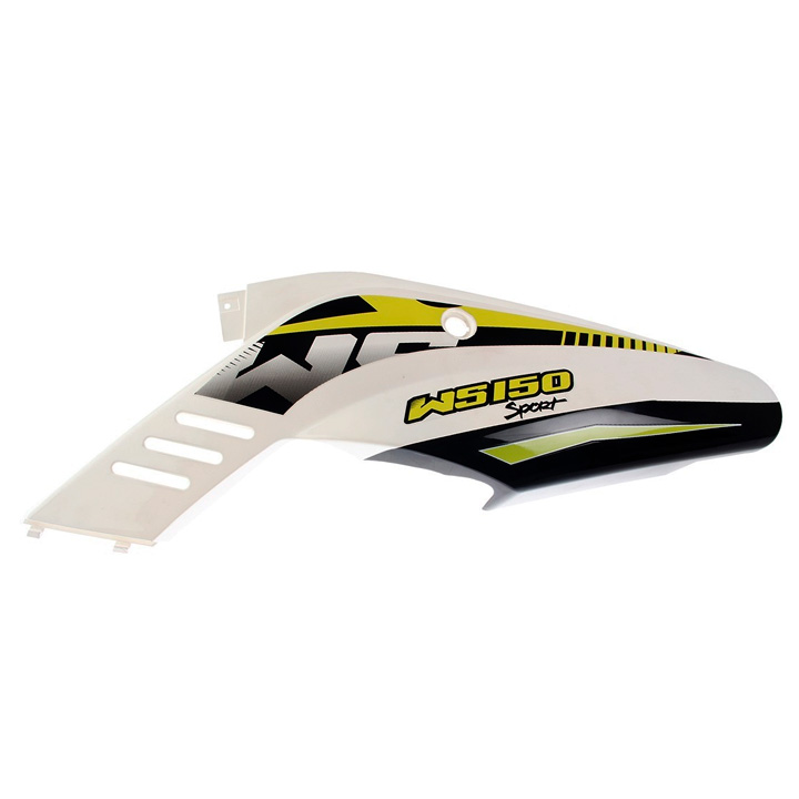 [F13011659] CUBIERTA TRAS IZQ AMARILLO FLUORESCENTE WS150 SPORT