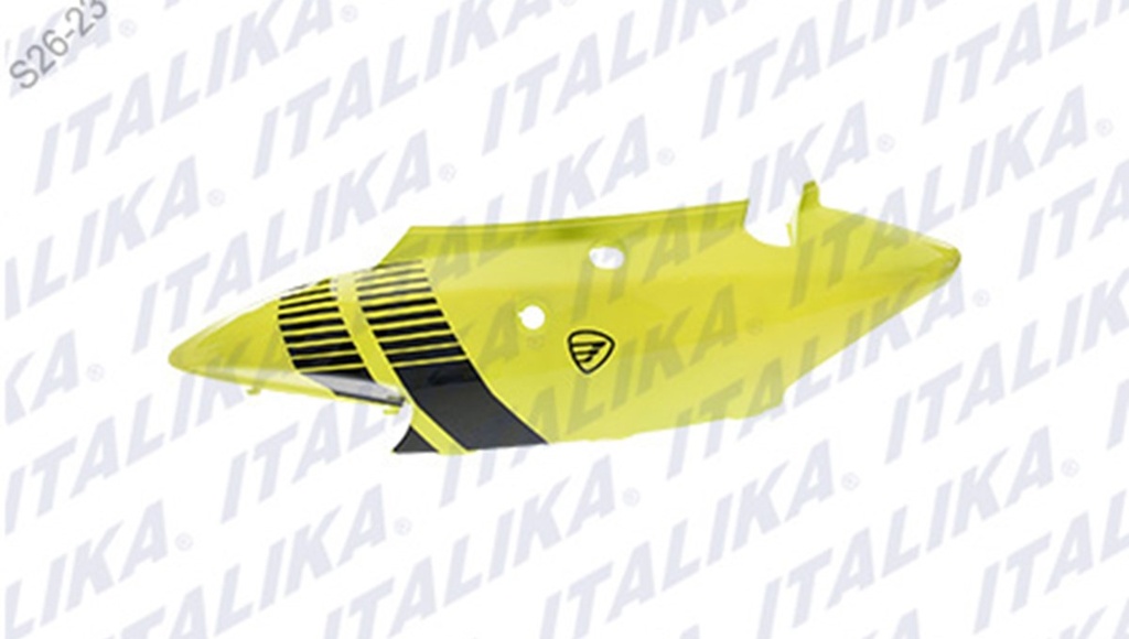 CUBIERTA TRAS IZQ VERDE LIMA LOGO ITK X125GTS