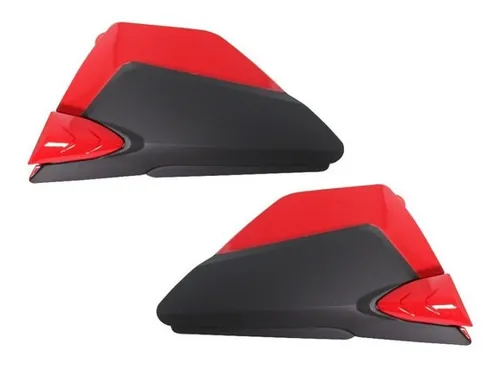 [CLJ-012] CUBIERTAS LATERALES DER / IZQ NEGRO/ROJO FT-125SP 12-15