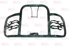 DEFENSA UNIVERSAL TIPO FLAMA TUBO 1" CAL. 16 VERDE CROMATIZADO