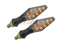 DIRECCIONAL BI-COLOR 12V 12 LED'S 3 CABLES LUZ AMARILLA
