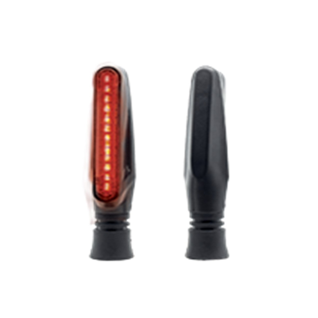 DIRECCIONAL LED DUO SECUENCIAL TIPO PLUMA UNIVERSAL (AMARILLO-ROJO)