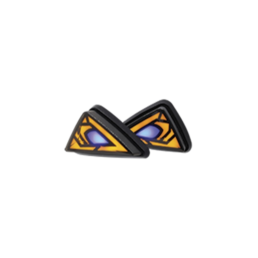 [RS-DIR-0026Y-BU] DIRECCIONAL LED NEON TIPO ESPACIAL UNIVERSAL (AMARILLO-AZUL)
