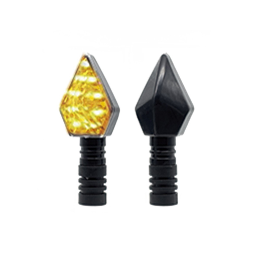 DIRECCIONAL LED TIPO ROMBO UNIVERSAL (AMARILLO)