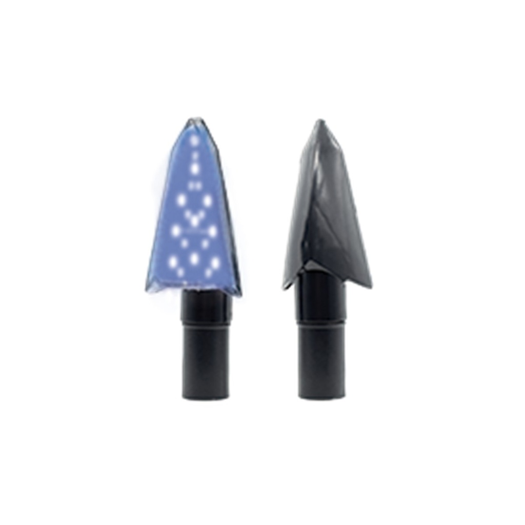 [RS-DIR-0005BU] DIRECCIONAL LED TRIANGULAR AZUL UNIVERSAL