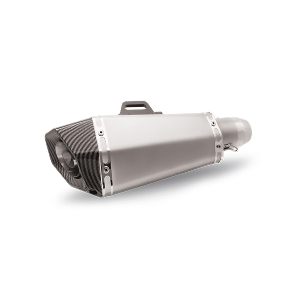 [RS-ESC-9005] ESCAPE DEPORTIVO HEXAGONAL CON BASE  PLATA CON PUNTA TIPO FIBRA DE CARBONO