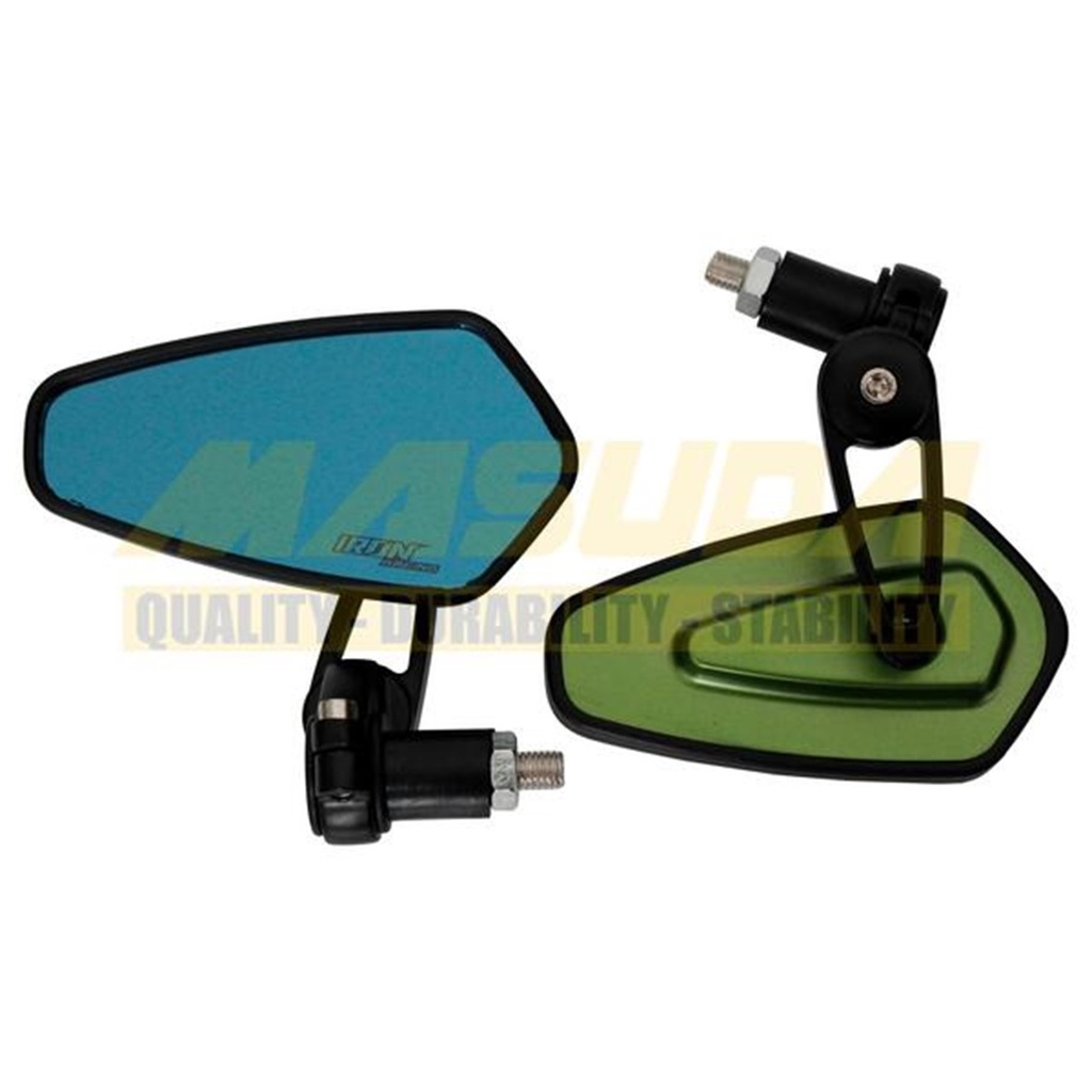 [ESP-4213-0104V] ESPEJO P/MOTO IRON RACING AMERICA VERDE