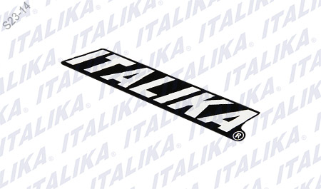 [F12050002] ETIQUETA ITALIKA PARRILLA FRONT ATV250 C/REVERSA