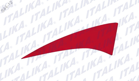 ETIQUETA SALPICADERA IZQ ROJA FT180