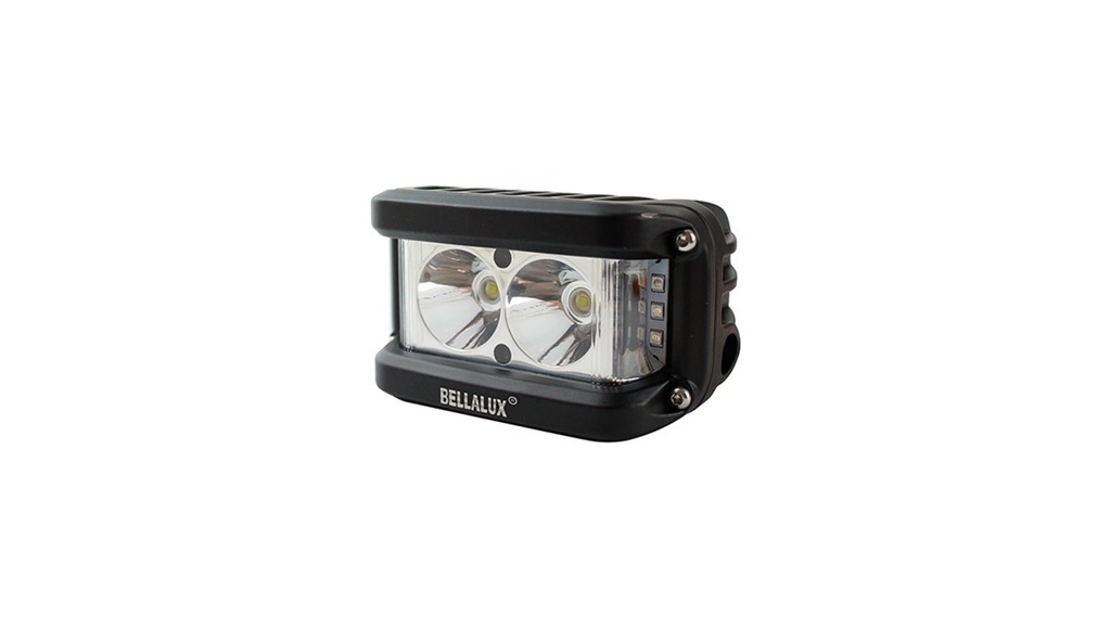 FARO AUXILIAR HYPER LEDS IR-Z19 C/ALARMA LUZ AZUL 12-80V 20W 4200LM