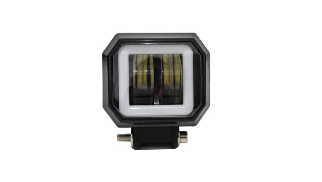 [FOB-3216-1628] FARO AUXILIAR HYPER LEDS P/MOTOCICLETA IR-A10 C/OJO ANGEL AZUL 12-80V 20W 2500LM