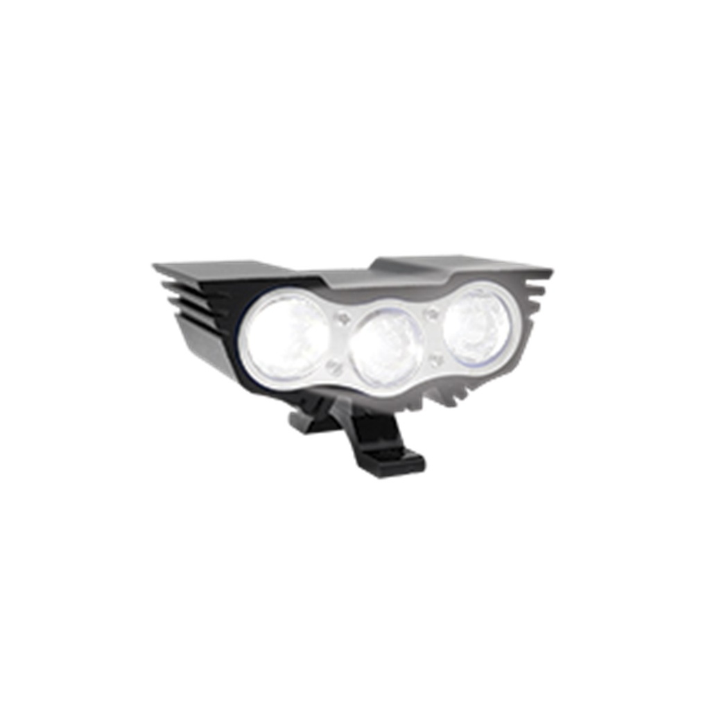 FARO AUXILIAR LED TIPO HALCON 3 LED CON LUZ BLANCA ALTA, BAJA Y ESTROBO