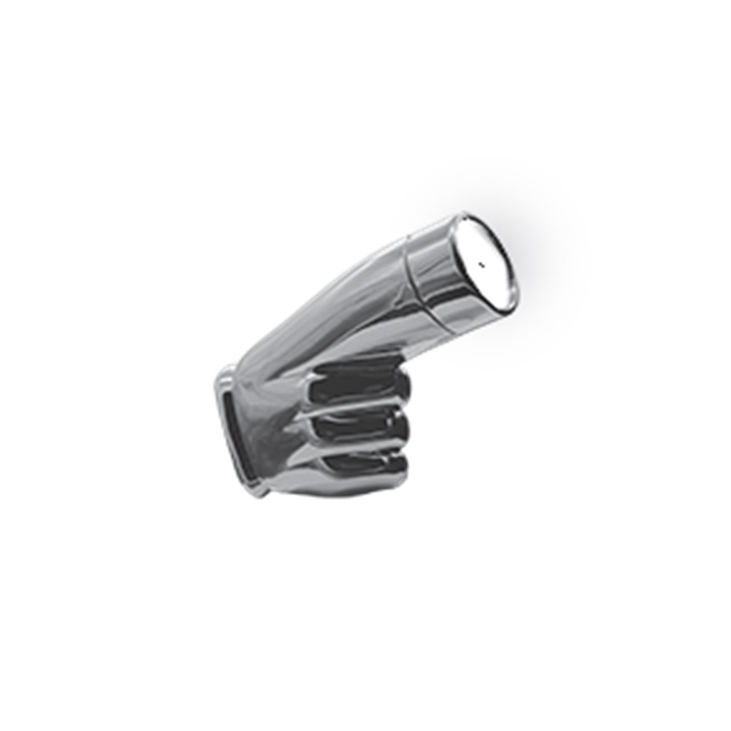 FARO LED AUXILIAR TIPO DEDO TRASERO O DELANTERO LUZ FIJA 1 LED  (BLANCO)