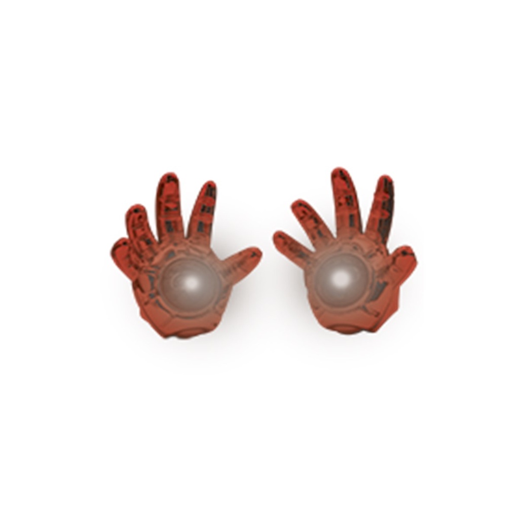 [RS-LED-13072R] FARO LED DECORATIVO EN FORMA DE MANO CON ESTROBO ROJO