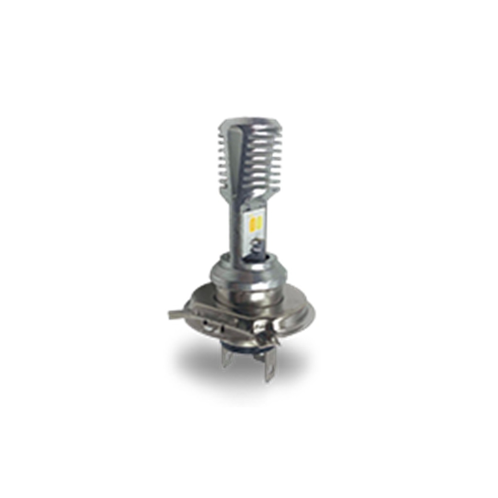 [RS-FDEL-5023S-Y-W] FOCO DE FARO LED H4 2 COLORES BLANCO AMARILLO CARCASA PLATA
