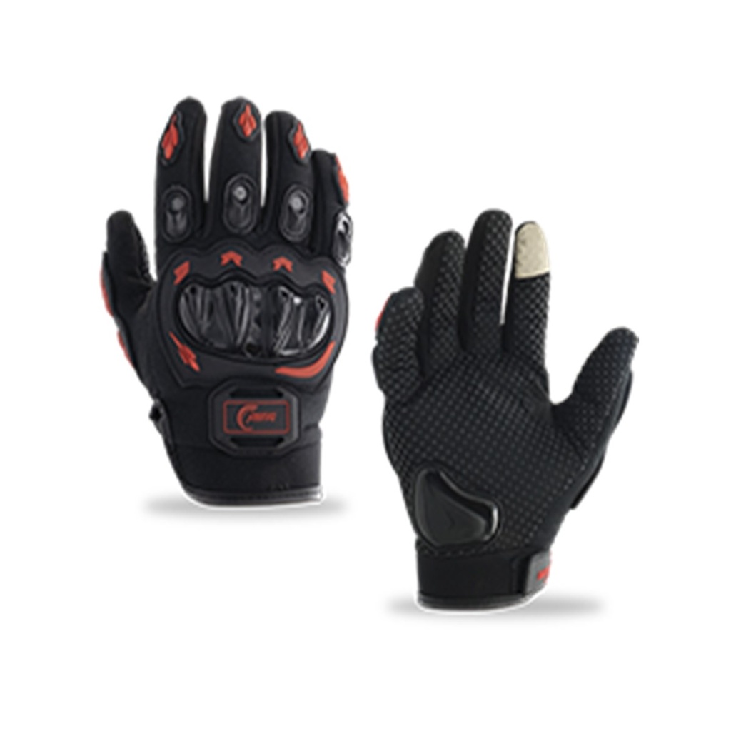 [RS-GUA-17001R-M] GUANTE CON PROTECCIÓN COLOR ROJO  MEDIANO PARA PANTALLA TACTIL