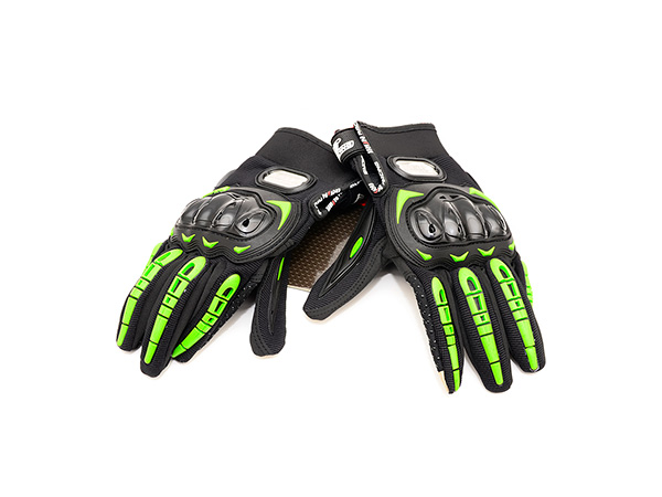 [GUA-7107-0023A] GUANTE P/MOTOCICLISTA IRON RACING TACTIL TOUCH PHOENIX VERDE TALLA M