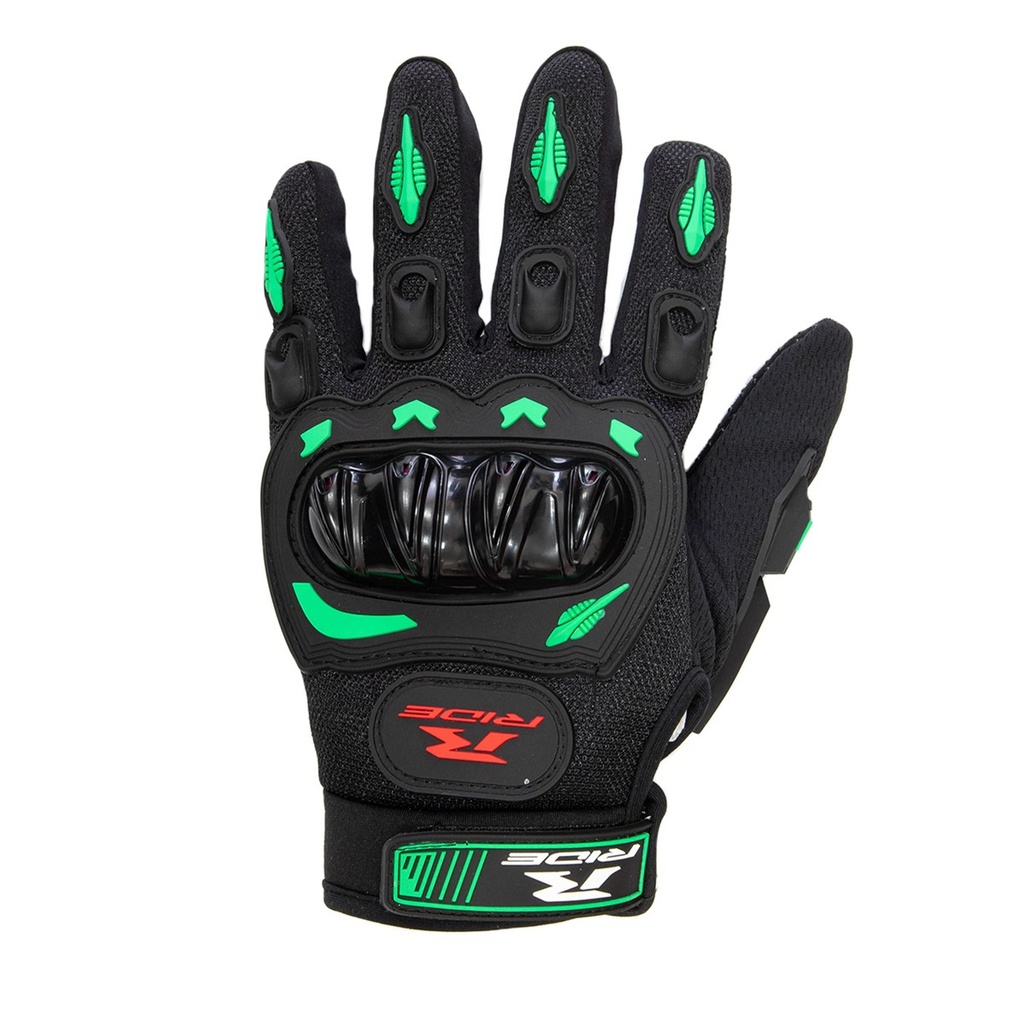 GUANTES URBAN NEGRO/VERDE FLUO L