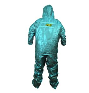 IMPERMEABLE ECONOMICO ADVENTURE 360 UNISEX TALLA L CALIBRE 2.5 CHAMARRA, PANTALON C/BOTAS NEGRO