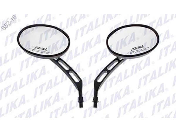 [F10010214] JUEGO ESPEJOS ITALIKA CON LOGO Y LEYENDA TC200 2016
