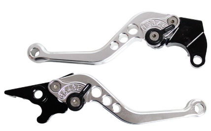 JUEGO MANIJAS DECORATIVAS ALUMINIO IR8011 ITALIKA 150Z/170Z PLATA