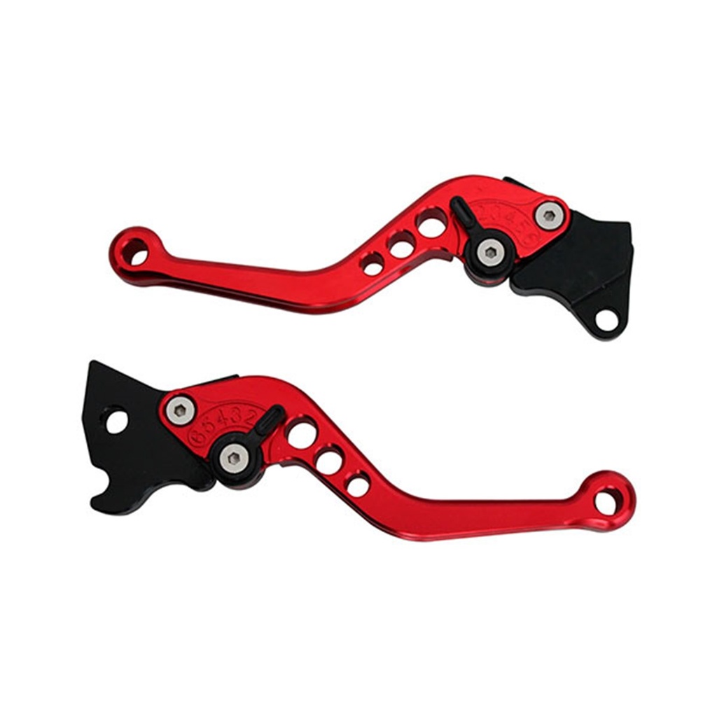 JUEGO MANIJAS DECORATIVAS ALUMINIO IR8051 YAMAHA BWS125 ROJO