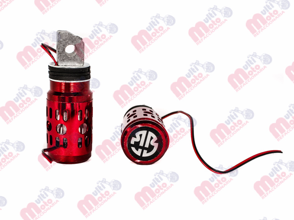 [POS-1616-0919R] JUEGO POSAPIE ALUMINIO C/LUZ MSD-819 ROJo