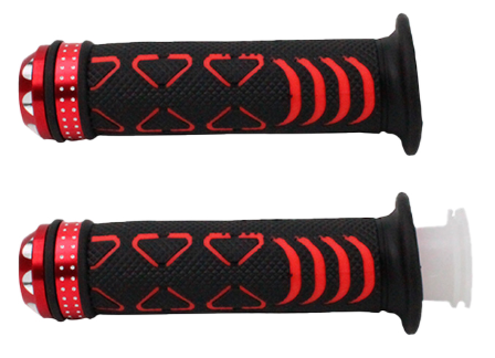 JUEGO PUÑOS ALUMINIO MSD-277 ROJO