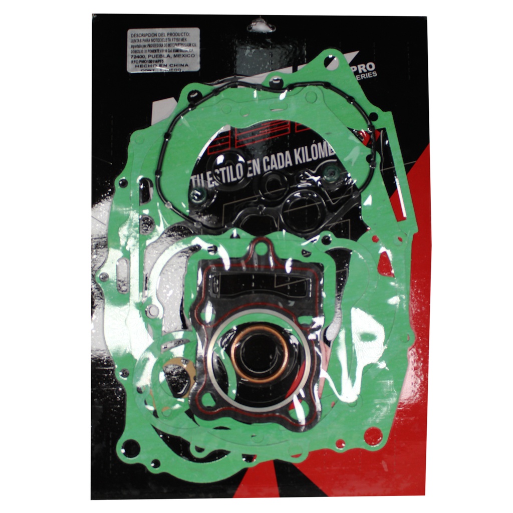 [1005655] KIT EMPAQUE MOTOR FT150 MEK
