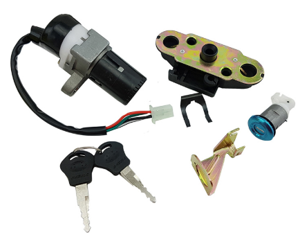 KIT SWITCH COMPLETO C/SEGURO DE ASIENTO P/ITALIKA DM150