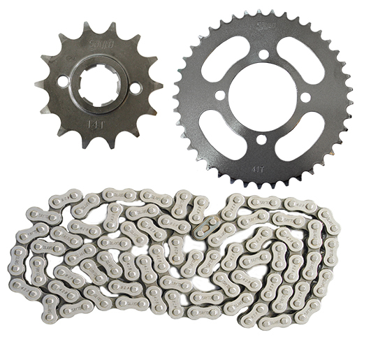 Kit engranes y cadena AT110 SAYTO (36 x 14, 428x100L)