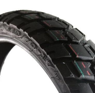 LLANTA 110/70-17 DIAMOND 6 CAPAS D-663 NO USA CAMARA (TL) DOBLE PROPOSITO DM-150 / DM-250