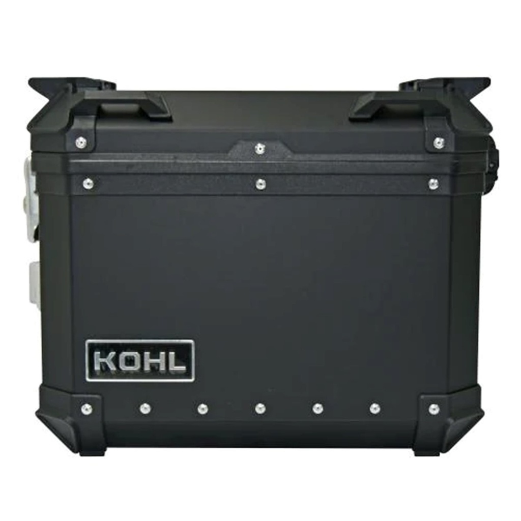 MALETA LATERAL KOHL IZQ X2 ALUMINIO NEGRO 36 LTS