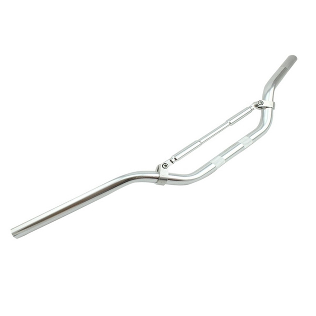 [BAS-1103-8055] MANUBRIO ALUMINIO CROSS PASION IRON RACING 3.5*85CM COLOR PLATA