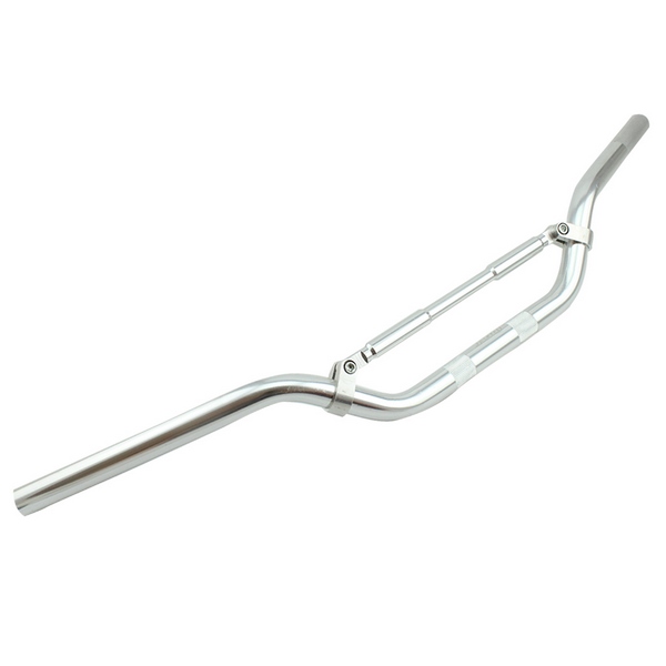 [BAS-1103-8005] MANUBRIO ALUMINIO DEPORTIVO IRON RACING 3.5*85CM COLOR PLATA