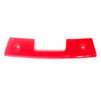 PLACA CUBIERTA TRASERA ROJA GS 150 ITALIKA