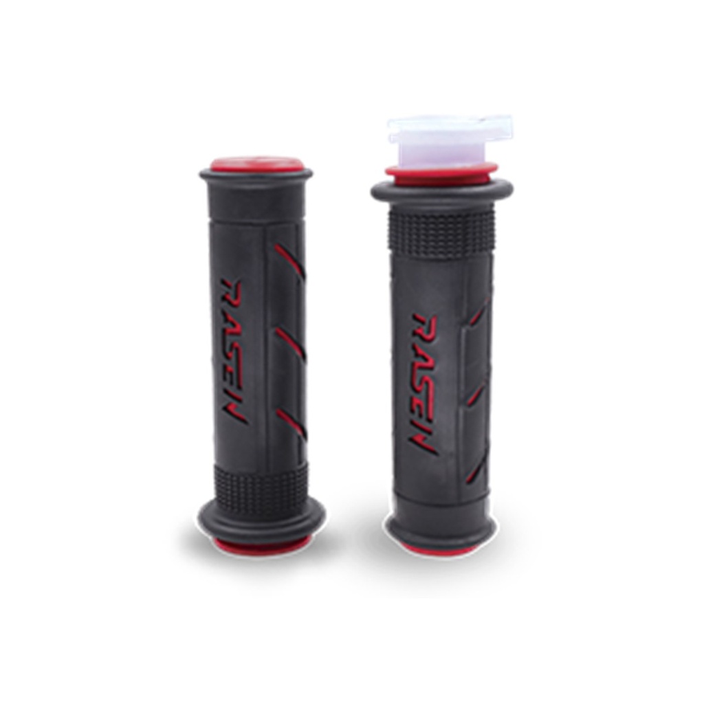 PUÑO DE CAUCHO TIPO RANURADO (ROJO)