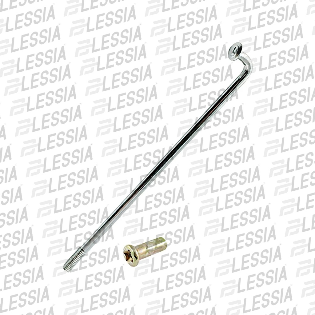 RAYOS TRASEROS INTERIOR Y EXTERIOR CON NIPLE 150 x 38 mm 125FL 19-20/ 125FL PARRILLA LARGA