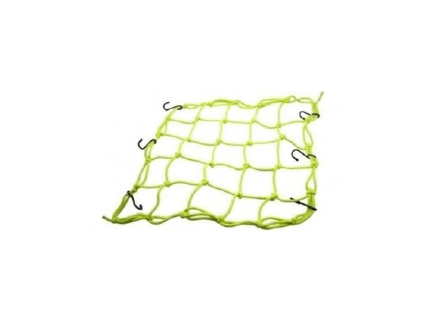 [RED-7105-0002] RED REFORZADA DE CARGA ELASTICA P/MOTOCICLETA 40*40CM DIAMETRO 45MM NEON AMARILLO